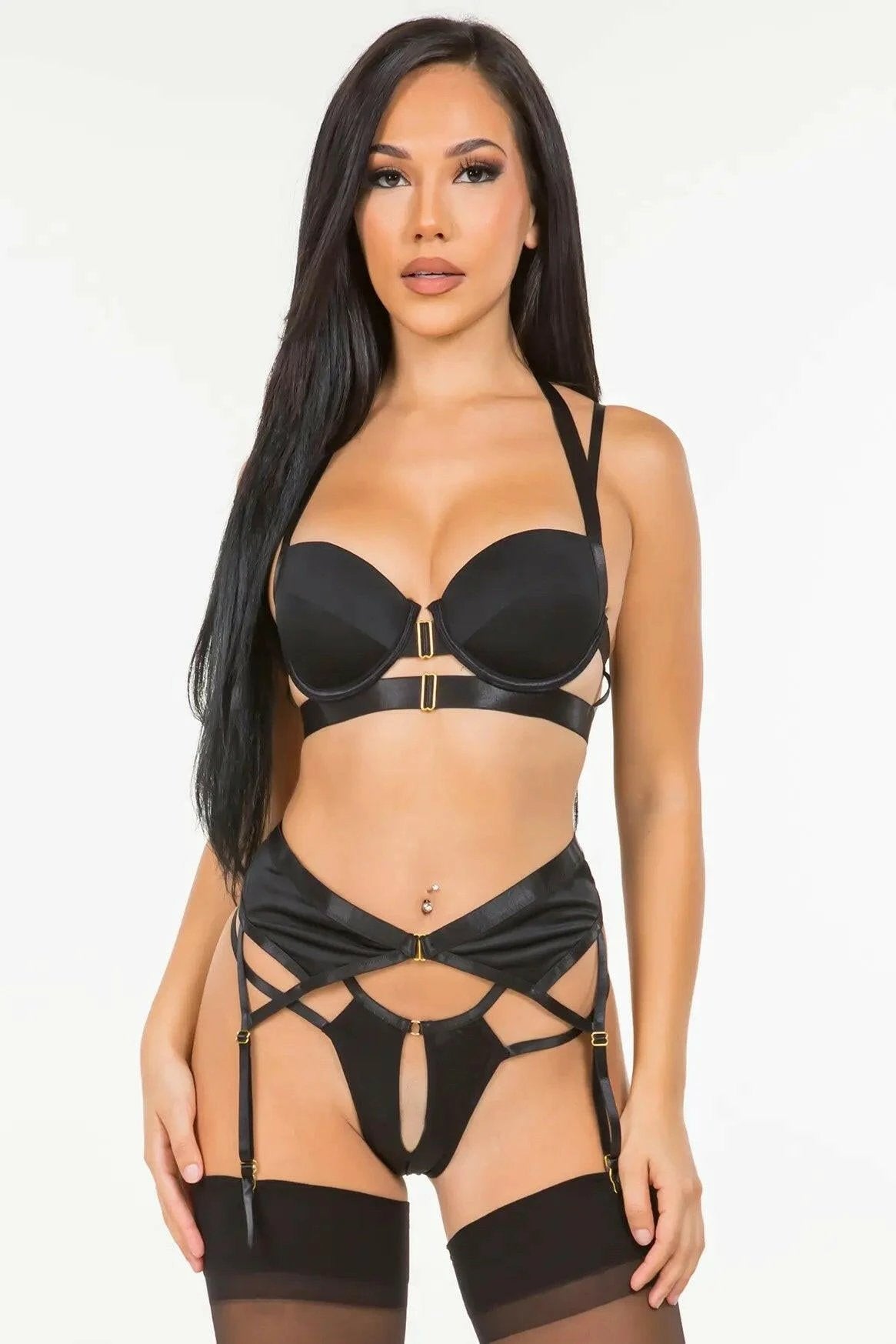 Lace Royalty 3 Piece Set by Just Sexy Lingerie