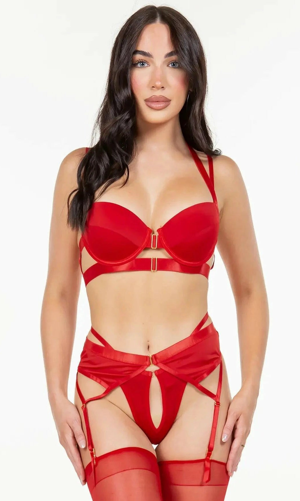 Lace Royalty 3 Piece Set by Just Sexy Lingerie