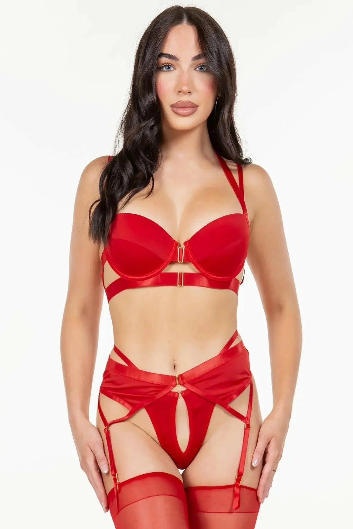 Lace Royalty 3 Piece Set by Just Sexy Lingerie