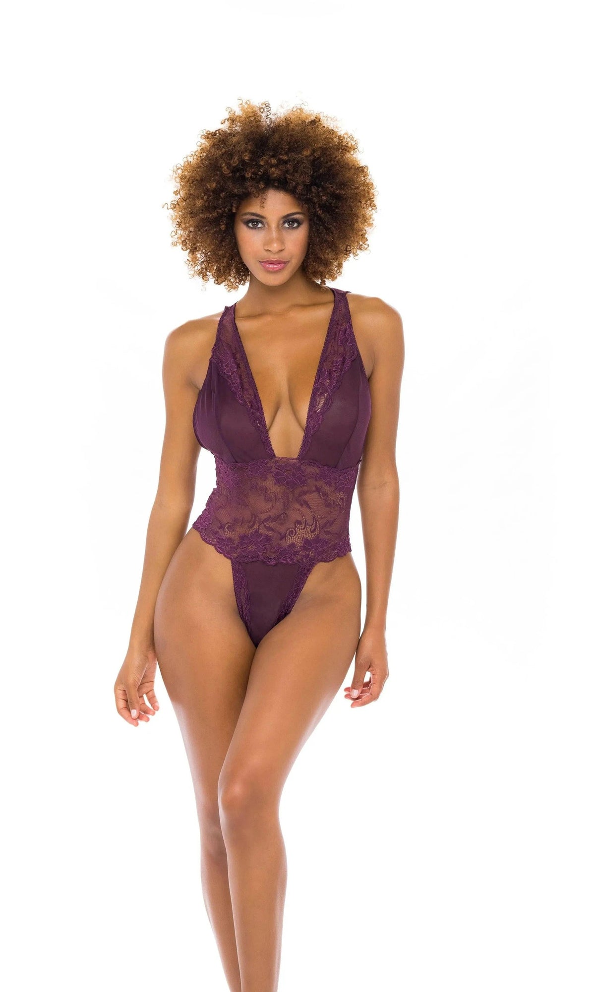 Mirabelle Lace and Mesh Teddy by Oh La La Cheri