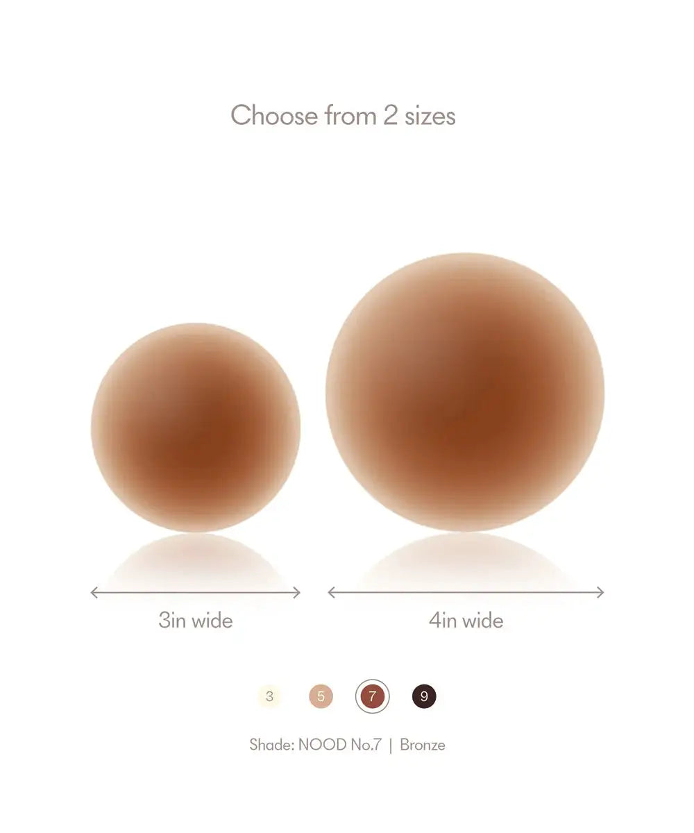 Non-Adhesive Grippies No-Show Nipple Covers by Nood