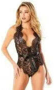 Naomi Eyelash Lace Teddy by Oh La La Cheri