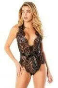Naomi Eyelash Lace Teddy by Oh La La Cheri