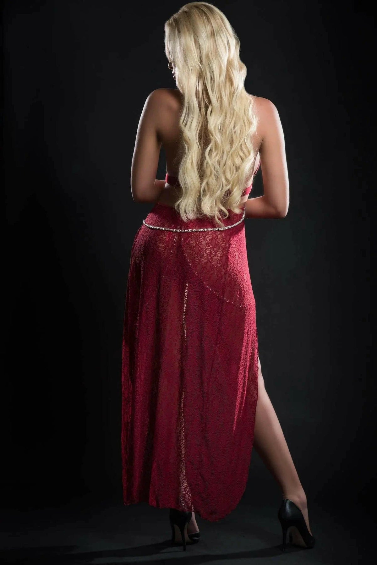 Pearl Chain Flyaway Nightgown by G World Collection