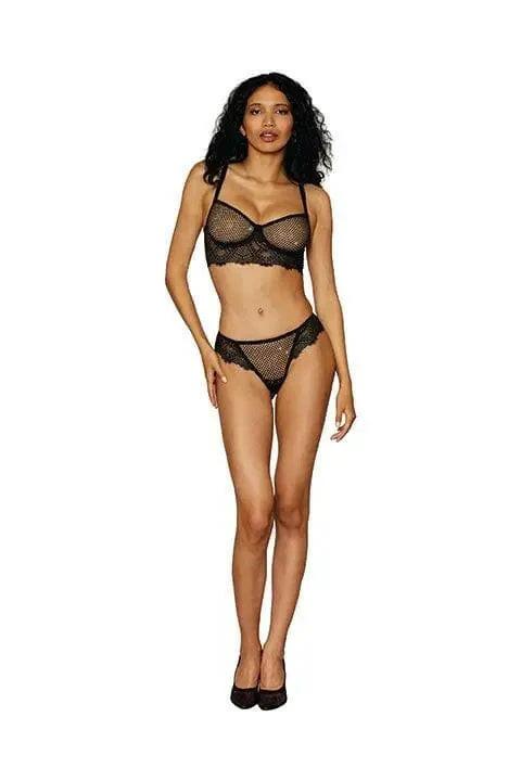 Rhinestone Embellished 2 Piece Set by Dreamgirl