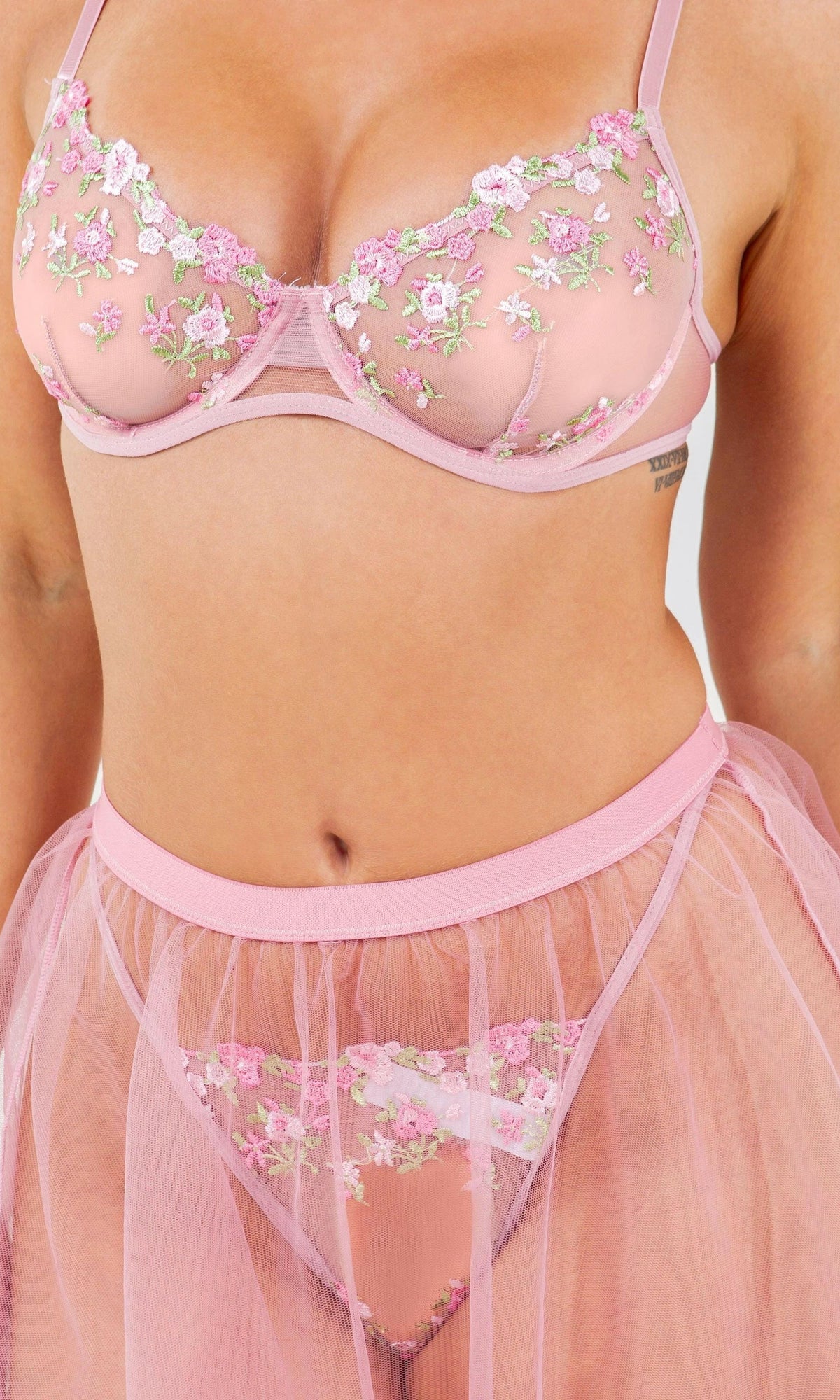 Floral Fantasy 3 Piece Set by Just Sexy Lingerie