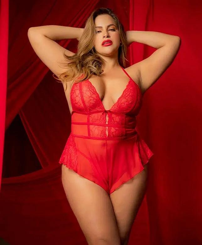 Sexy and Sheer Romper & Babydoll by Mapalé