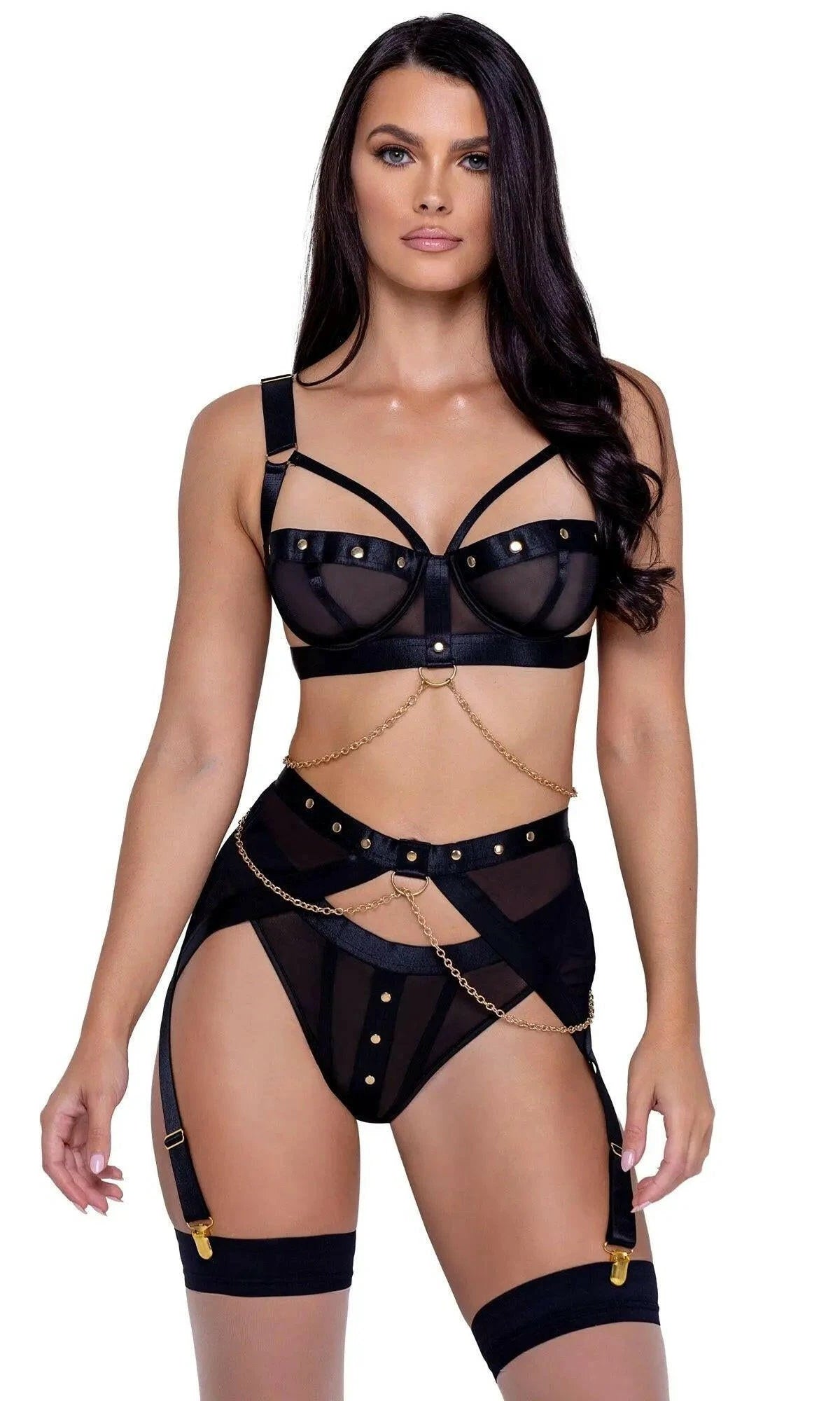 Studs and Kisses 3 Piece Set by Roma Confidential
