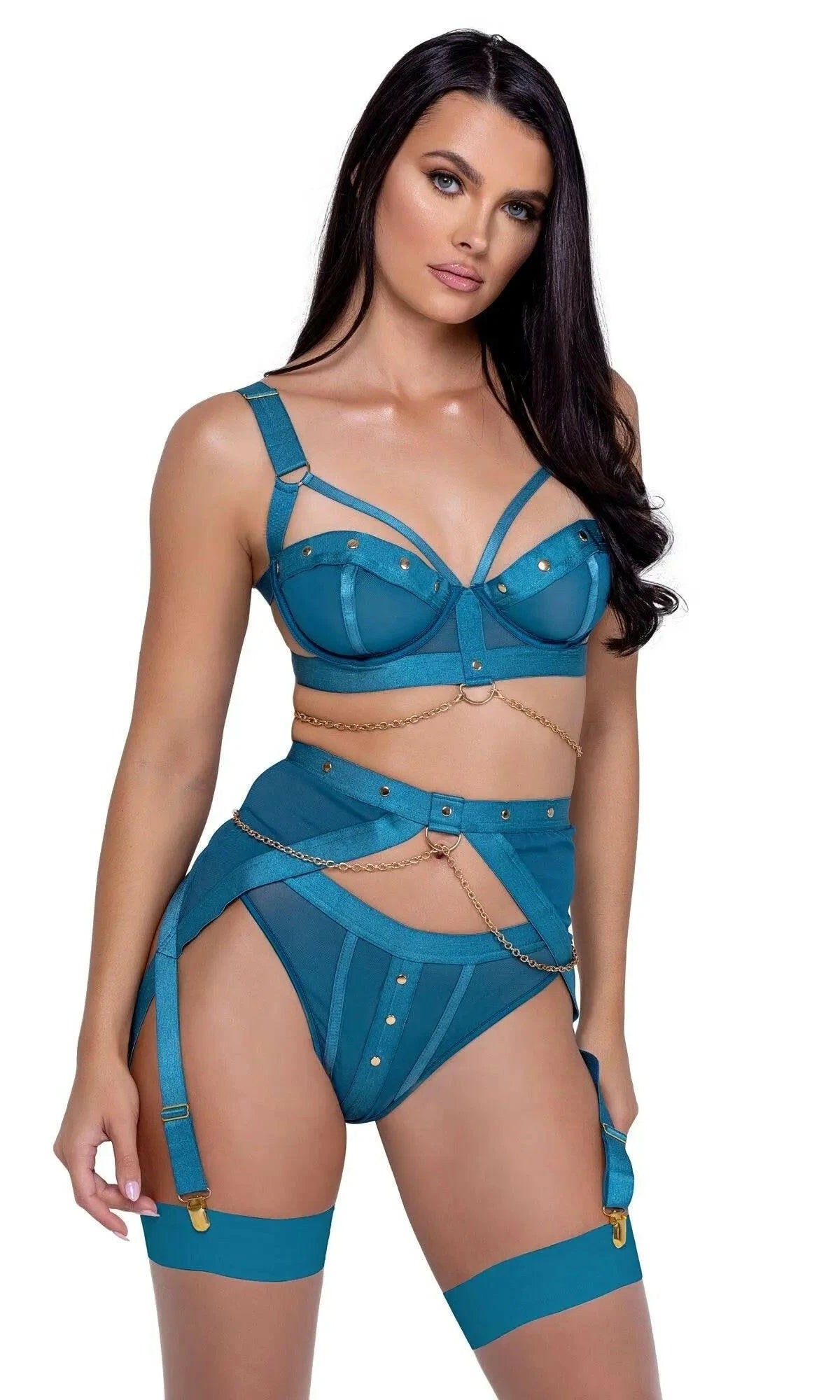 Studs and Kisses 3 Piece Set by Roma Confidential