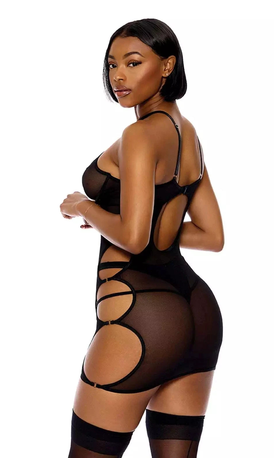 Feeling Butterflies Mesh Chemise Set by Forplay