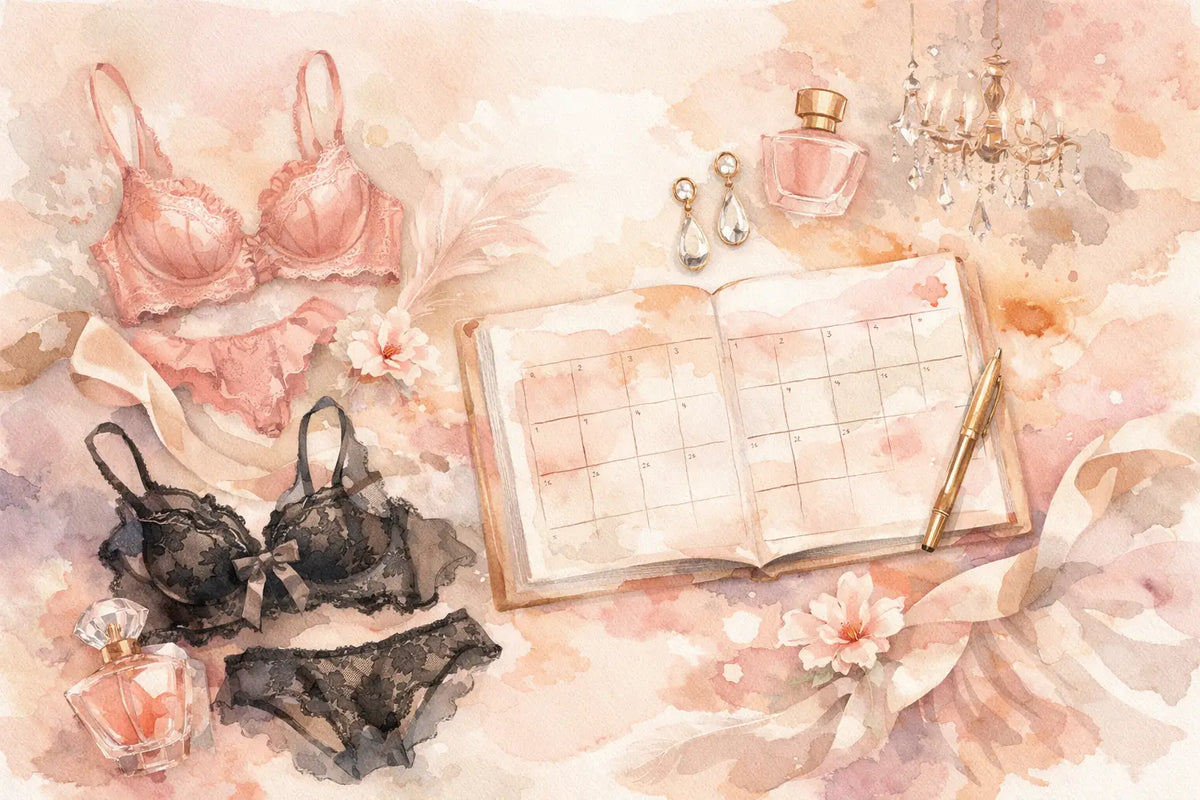 Luxury Lingerie Sale Event Calendar