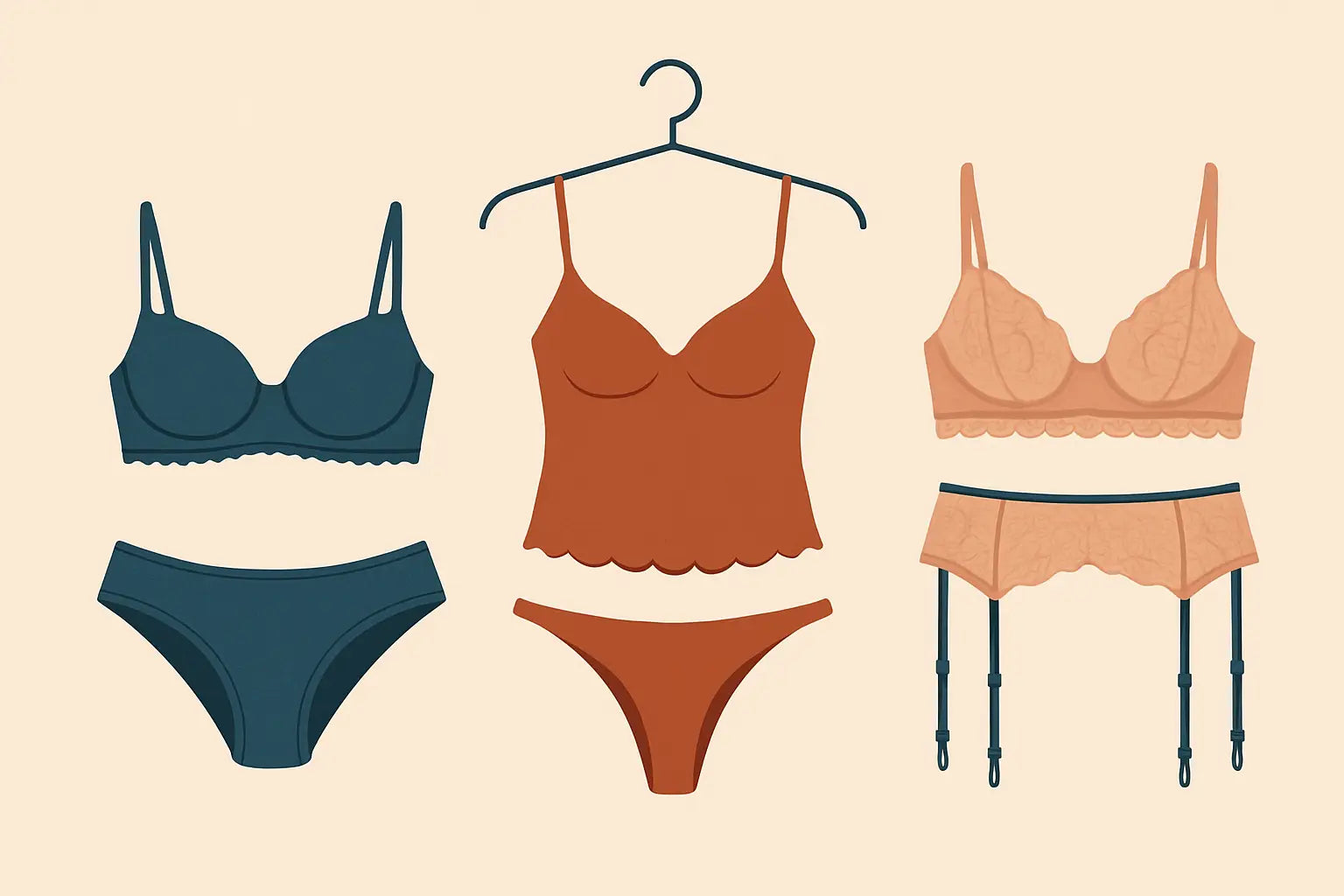 3 Piece Lingerie Sets That Hit Different