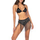 Glam Rhinestone Fringe Belt by Mapalé