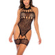 Leopard Fishnet Bodysuit by Mapalé