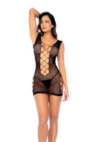 Cutout Fishnet Chemise by Mapalé
