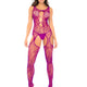 Pink Romance Floral Bodystocking by Mapalé