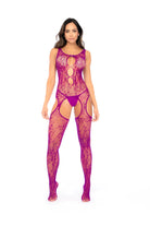 Pink Romance Floral Bodystocking by Mapalé