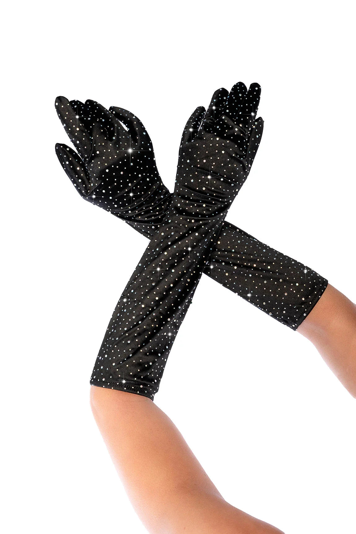 Sophisticated Rhinestone Gloves by Mapalé