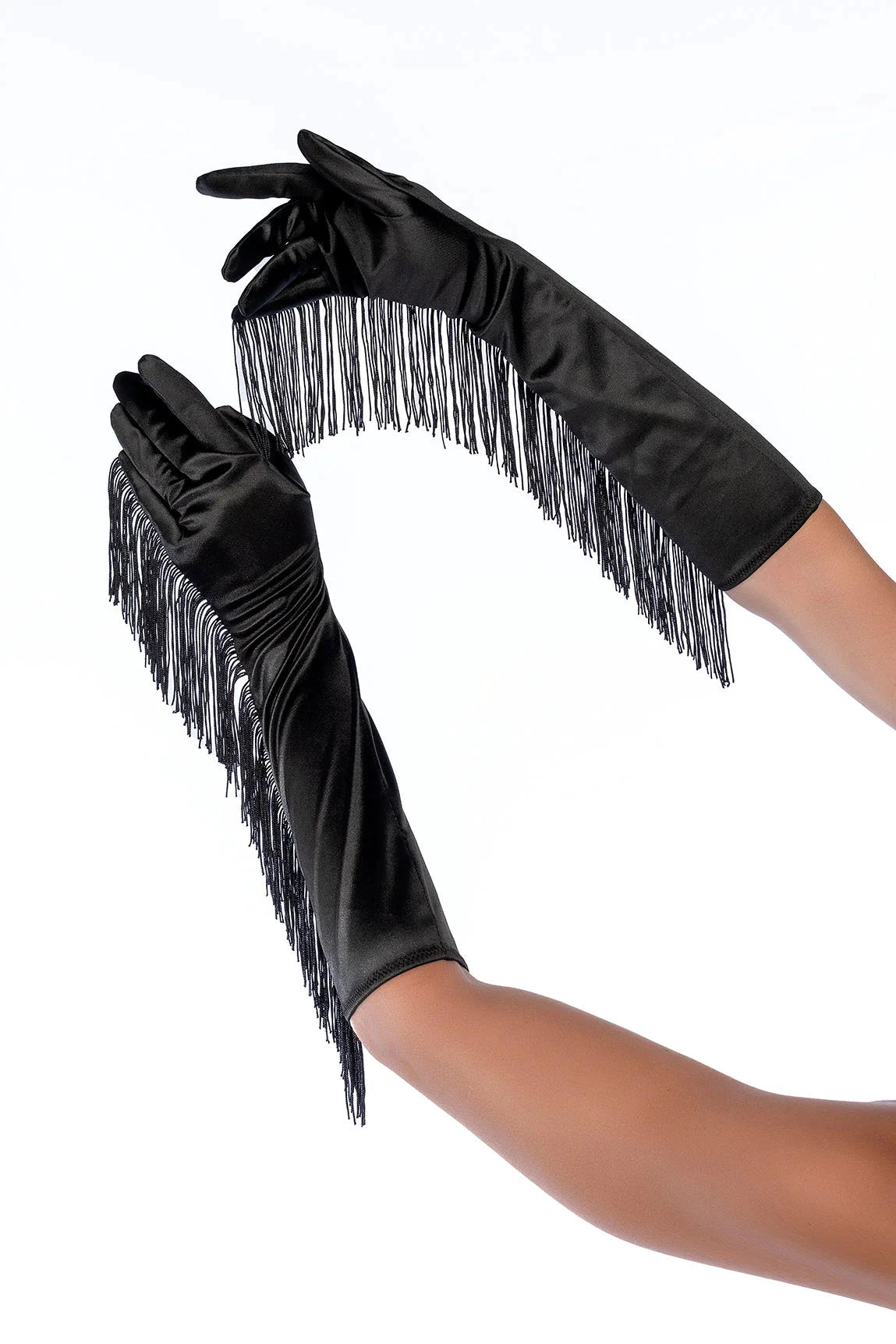 Sophisticated Fringe Gloves by Mapalé