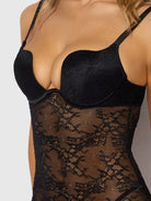 Yvone Lace Plunge Push Up Gown by Sophisticated Stature