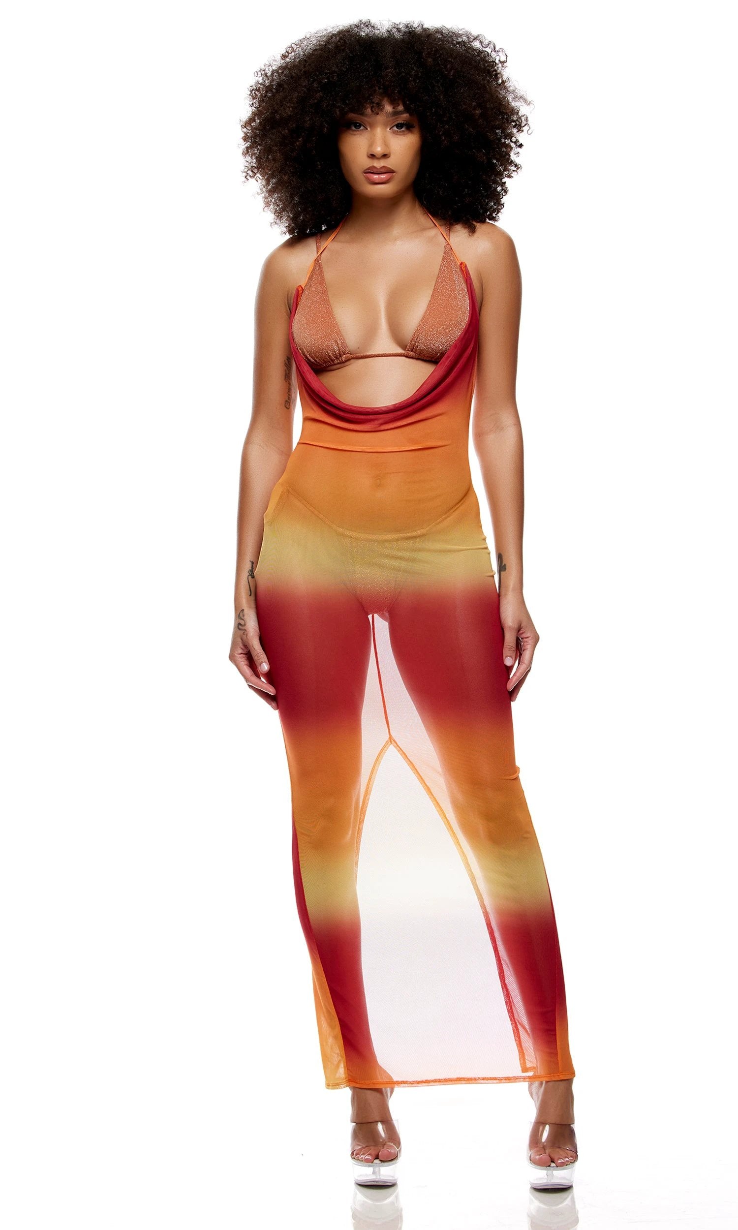 Amalfi Mesh Pool Maxi Dress by Forplay