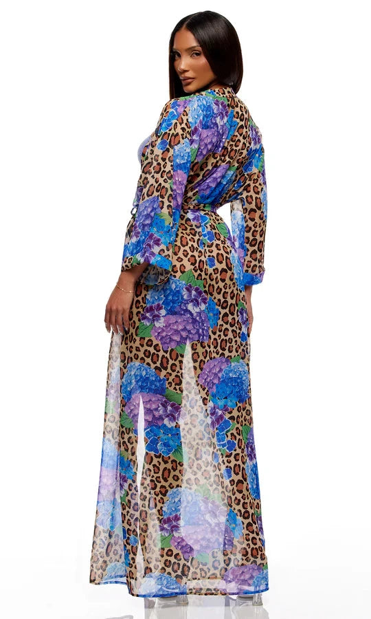 Termoli Mesh Pool Kimono by Forplay