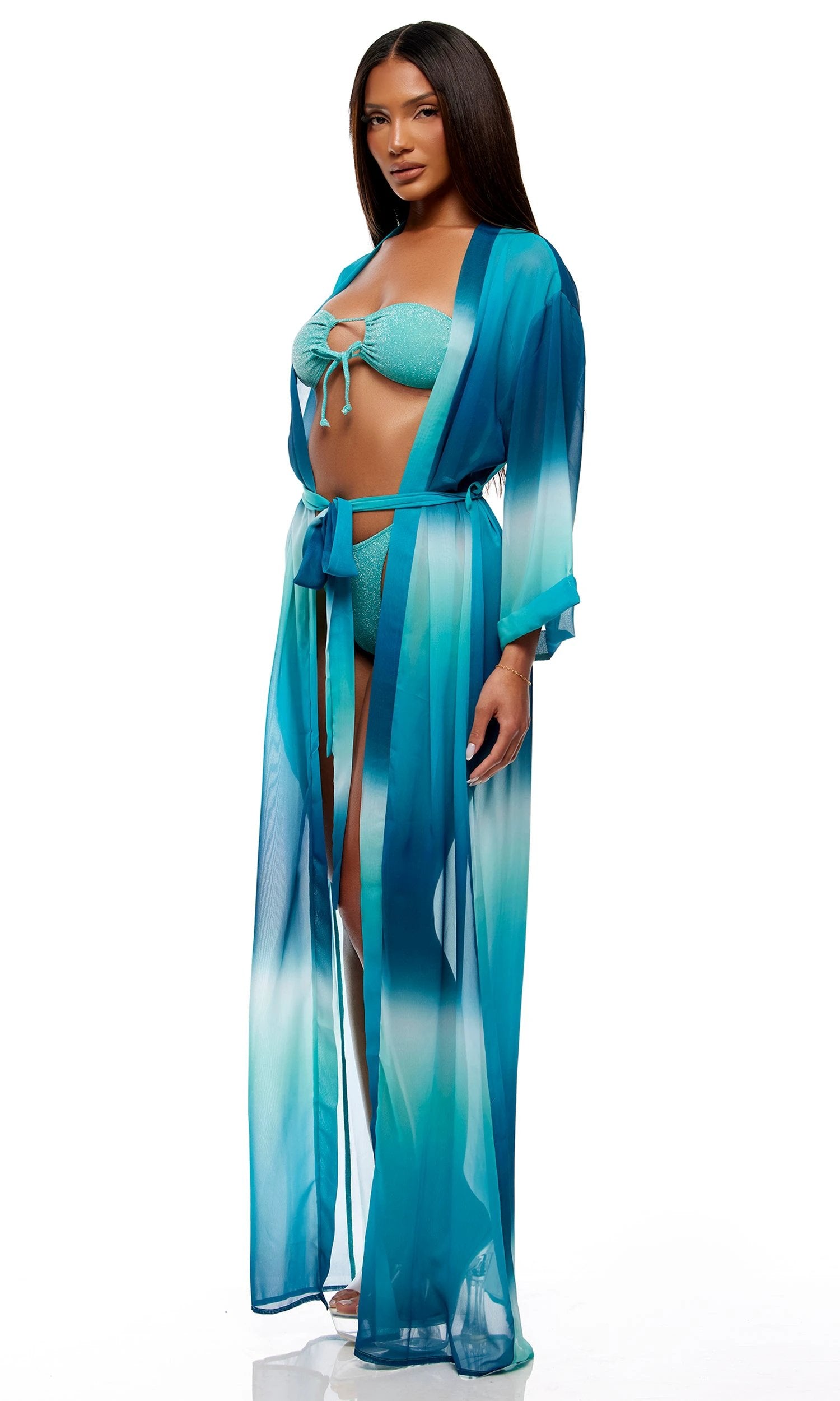 Termoli Mesh Pool Kimono by Forplay