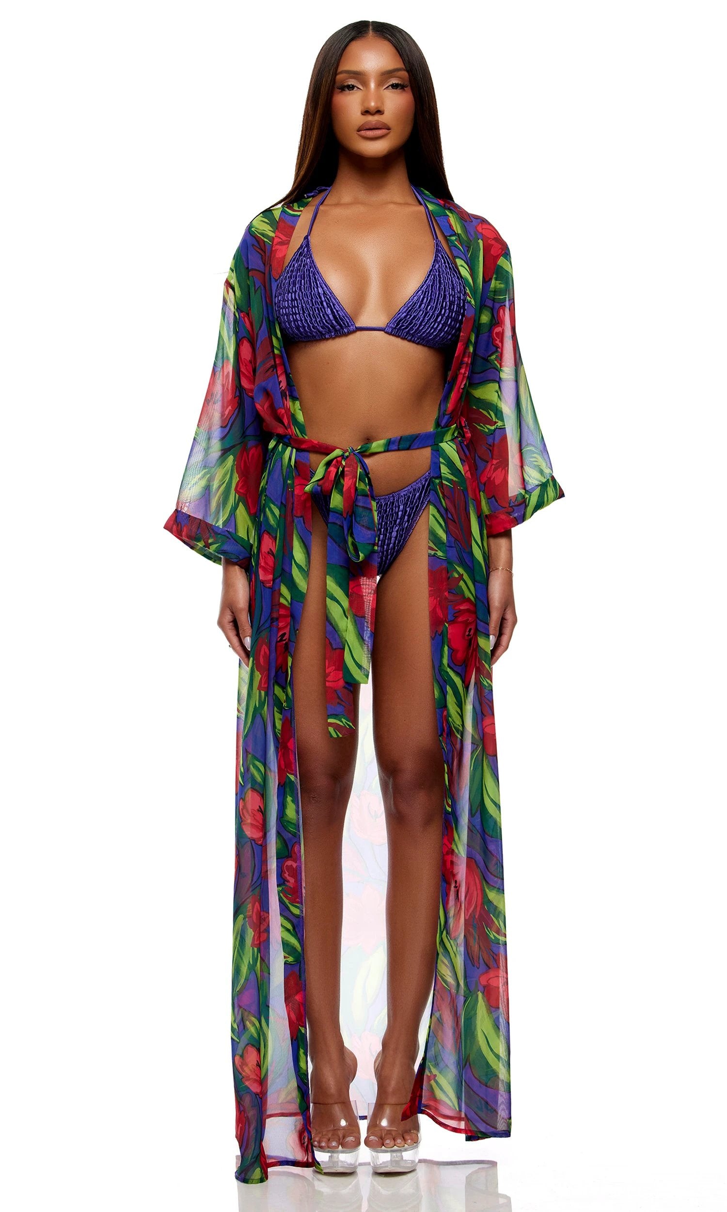 Termoli Mesh Pool Kimono by Forplay