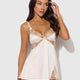 Delilah Embroidered Wireless Babydoll Slip by House of Desire