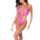 Pink Lace One Piece Swimsuit by Mapalé