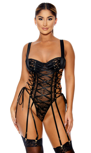 Cinched In Teddy - Seductive Stature