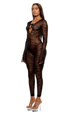 Take It Easy Lounge Lace Jumpsuit by Forplay
