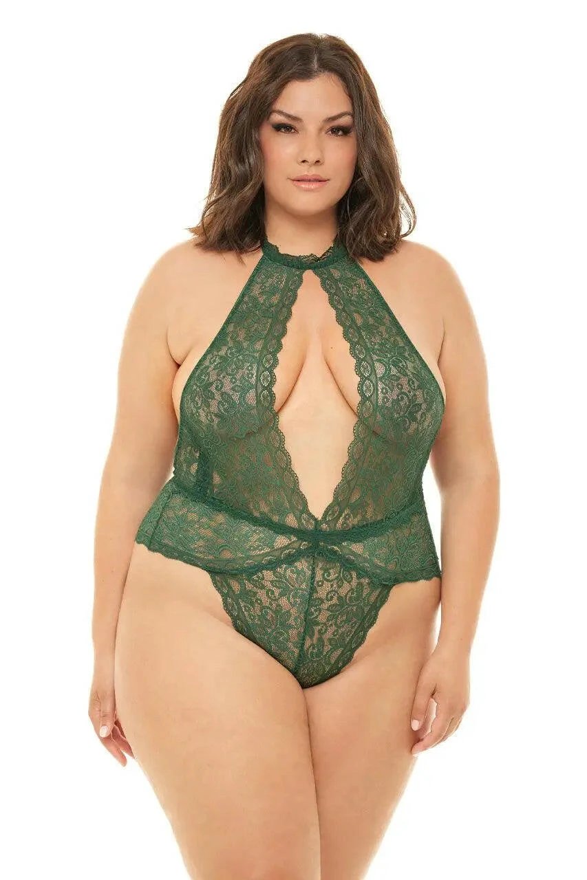 Allison All Over Lace Plunge Teddy by Oh La La Cheri