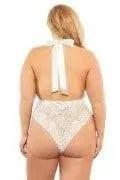 Aria Mesh Plunge Halter Teddy by Oh La La Cheri