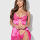 Issadora Lace Openable Cup Babydoll & G-String Set by House of Desire