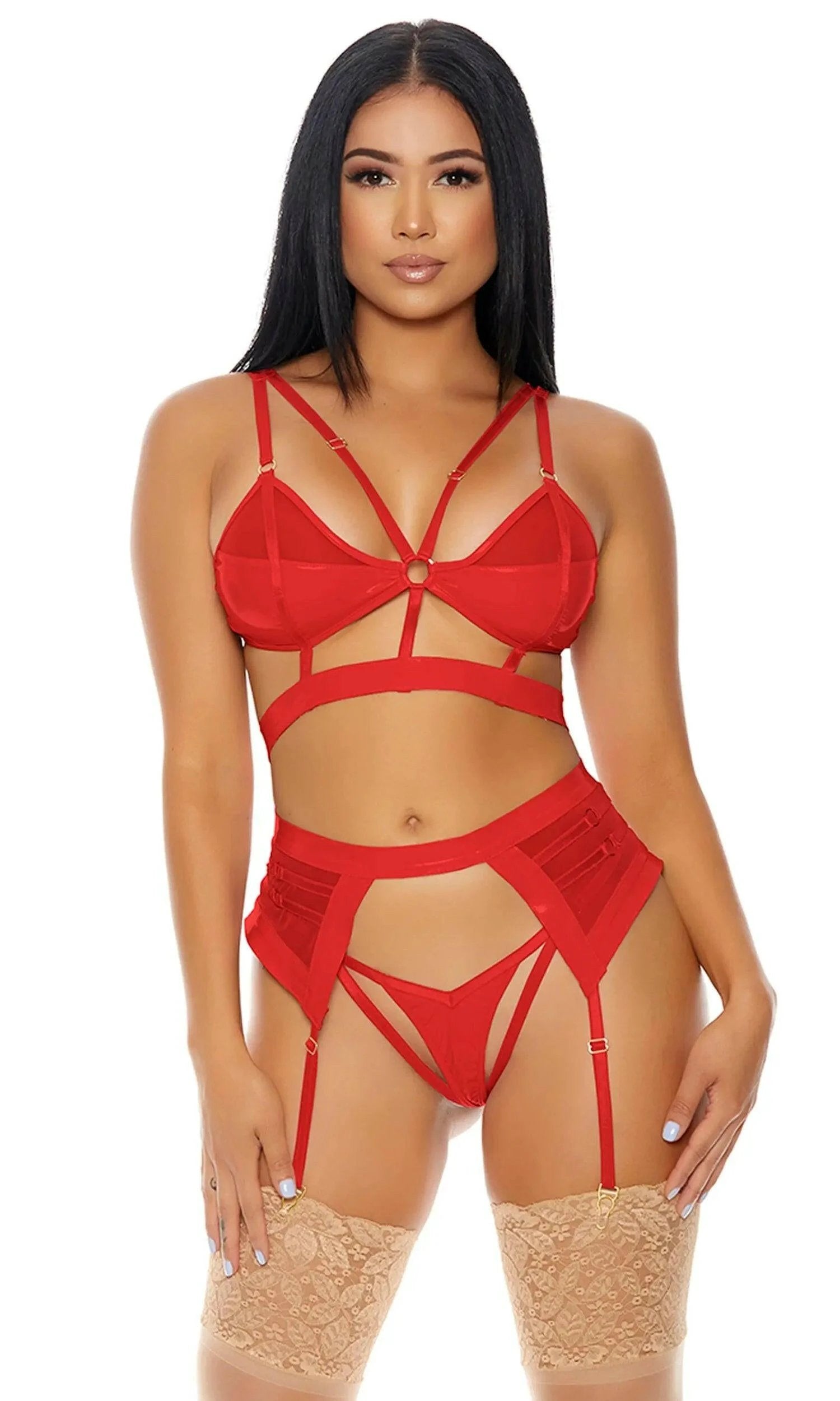Double Cuff Love Lingerie Set by Forplay