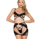 Ebony Rose 3-Piece Chaps Set by Roma Confidential