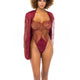 Elishia Satin Robe & Teddy Set by Oh La La Cheri