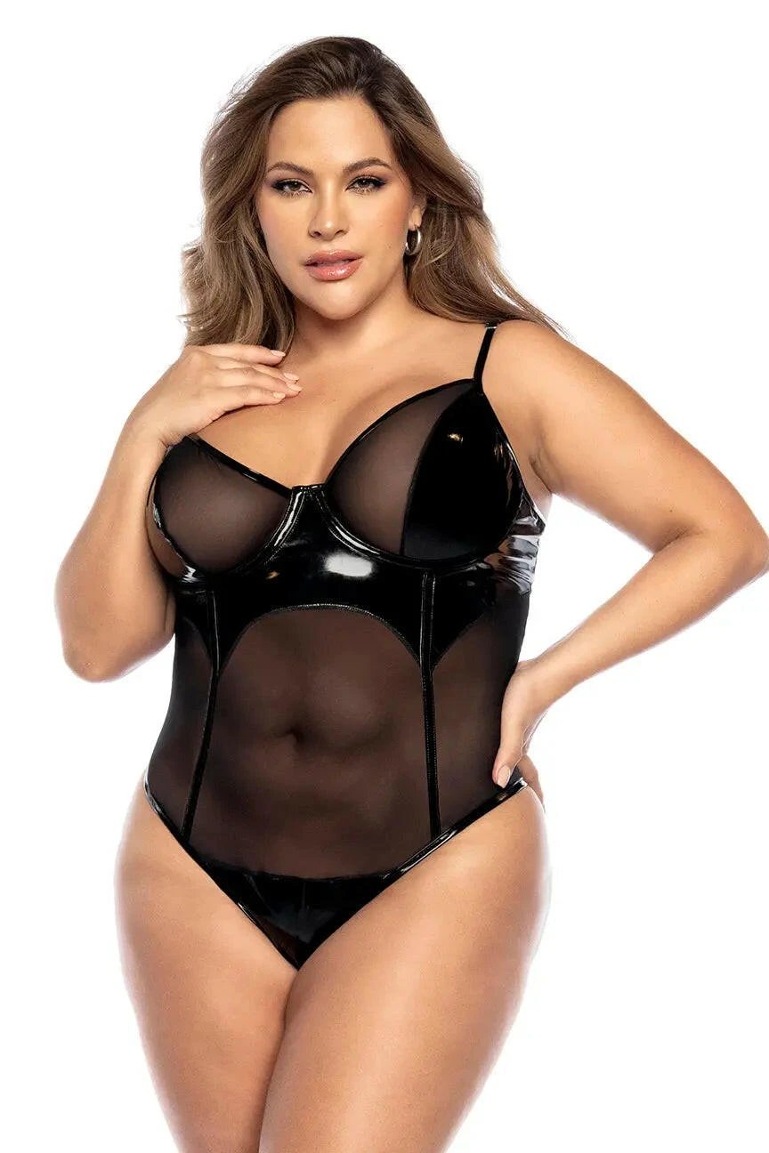 Exquisite Contrast Bodysuit by Mapalé