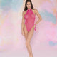 Fishnet Halter Teddy by Dreamgirl
