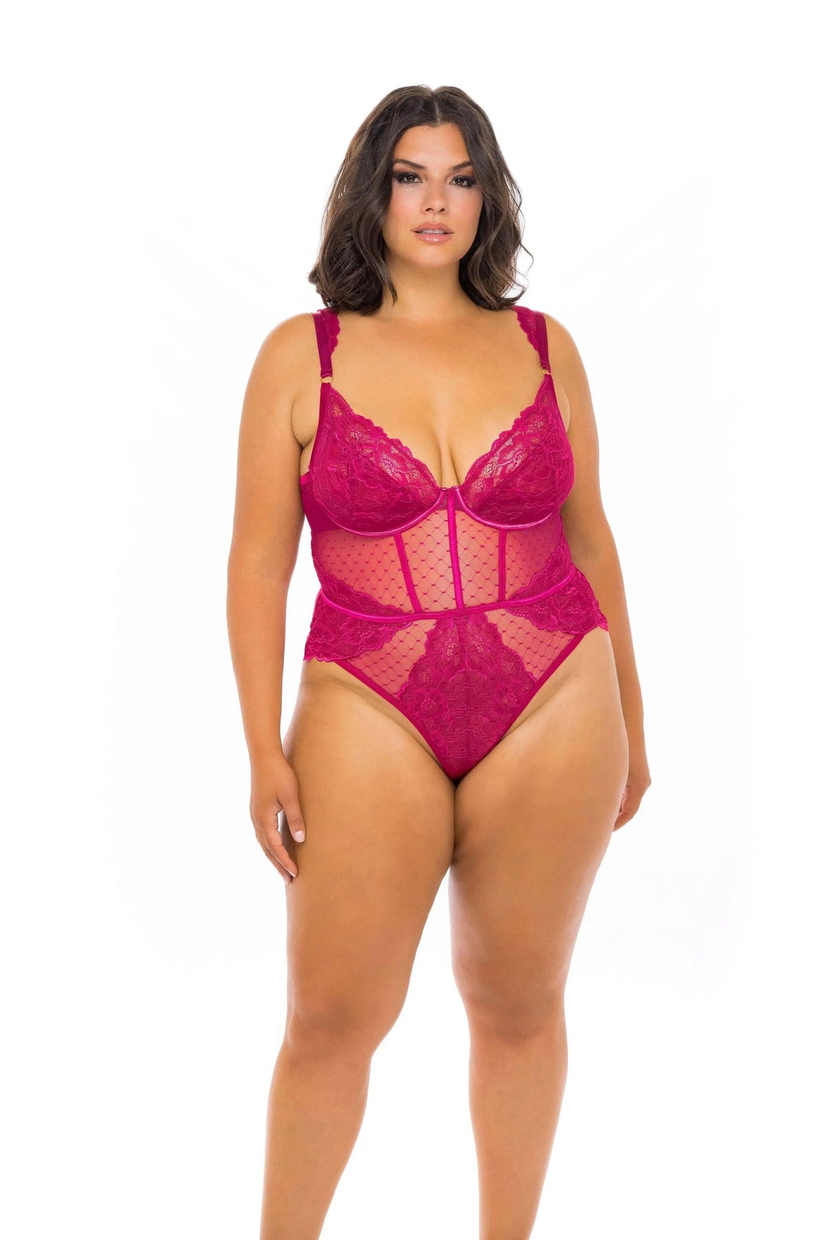 Harper Floral Lace Teddy by Oh La La Cheri