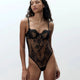 Madeline Sheer Lace Bodysuit by Bluebella