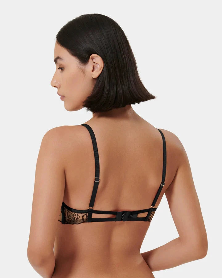 Rosalie Embroidered Balcony Bra by Bluebella