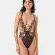 Kalmia Embroidered Sheer Bodysuit by Bluebella