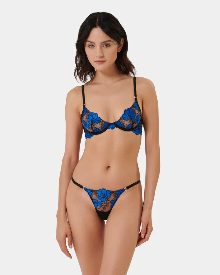 Sorento Floral Embroidered Bra by Bluebella