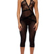 Patch of Petals Lace Capri Catsuit by Forplay