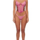 Animal Instincts Sheer Mesh Bustier Set by Forplay