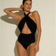 Bisou Cross Halter Bodysuit by Cosabella