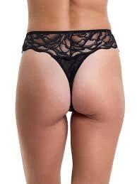 Dark Romance Natural Rise Thong by Hanky Panky