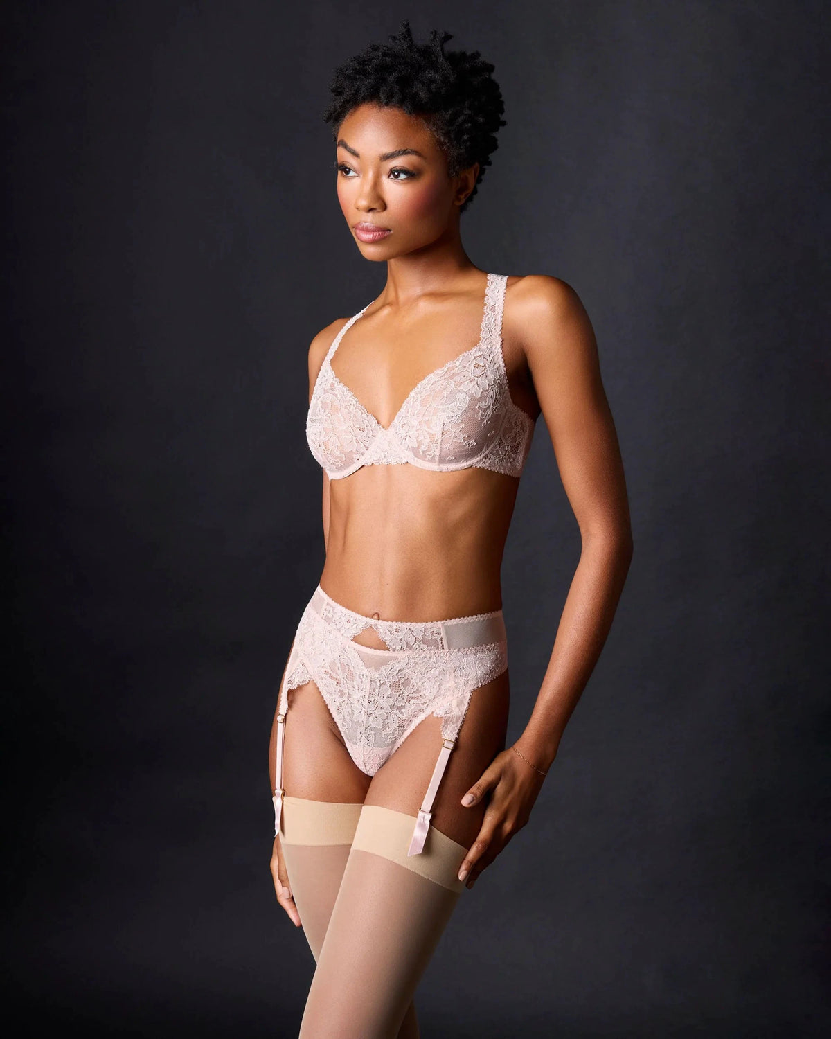 Chloe Suspender Belt by Journelle